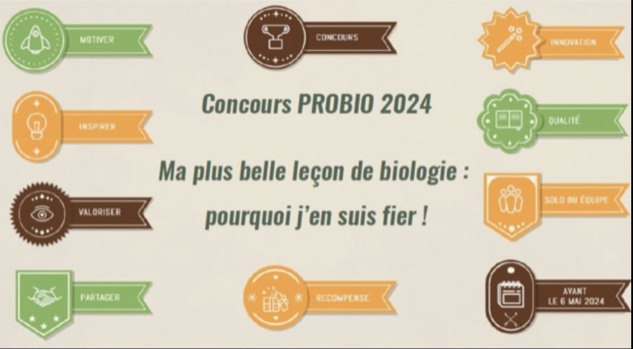 Pro Bio Animation Concours PROBIO 2024 • Probio